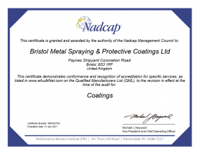  NADCAP Certificate 
